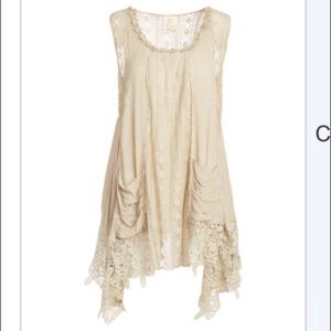 NWOT Lacy tunic shirt